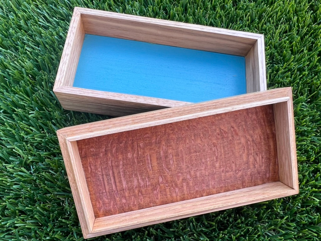 Keepsake Box - Pecan & Leopardwood