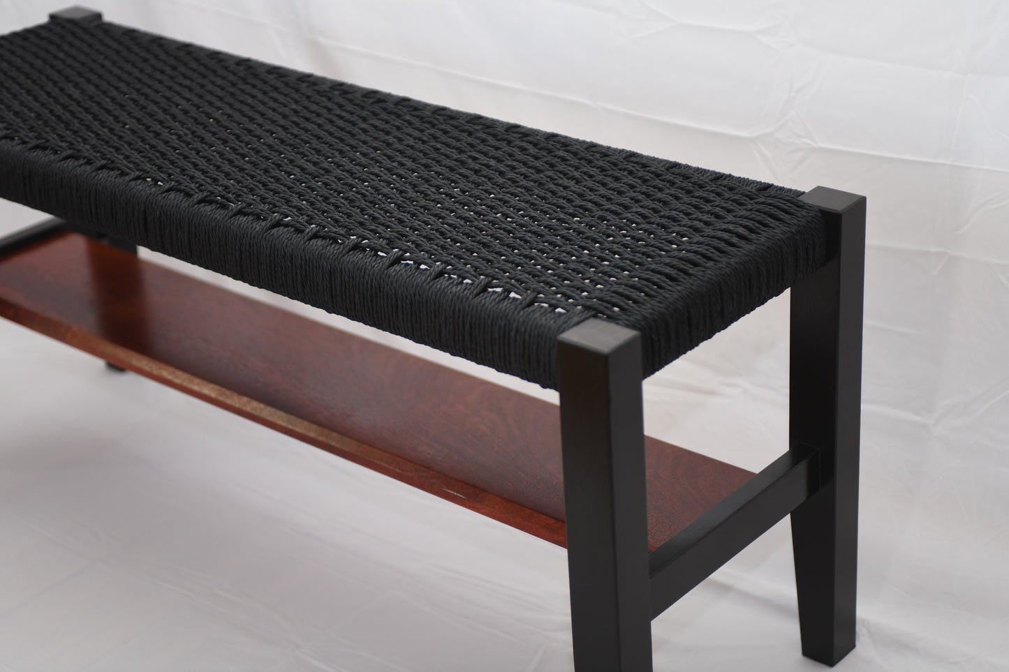 White Oak Danish Cord Bench