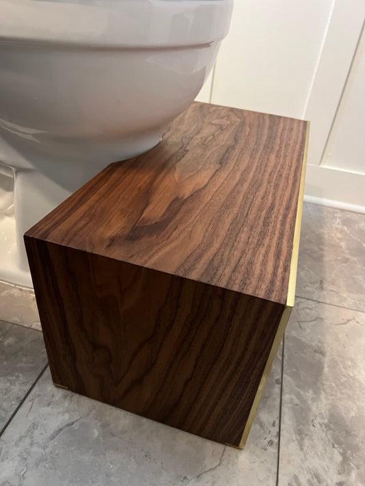 Toilet Stool - Walnut