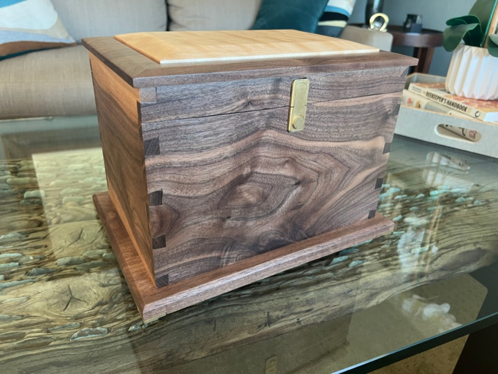 Wedding Box - Walnut & Curly Maple