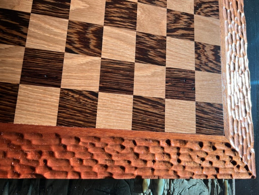 Chess Board - White Oak/Wenge & Mahogany