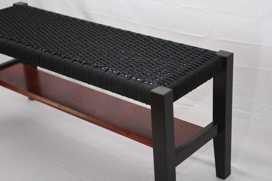 White Oak Danish Cord Bench