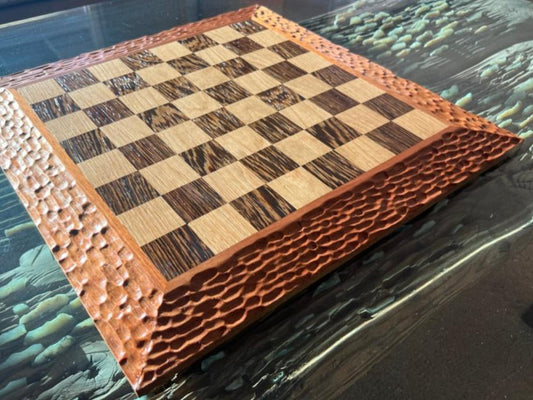 Chess Board - White Oak/Wenge & Mahogany