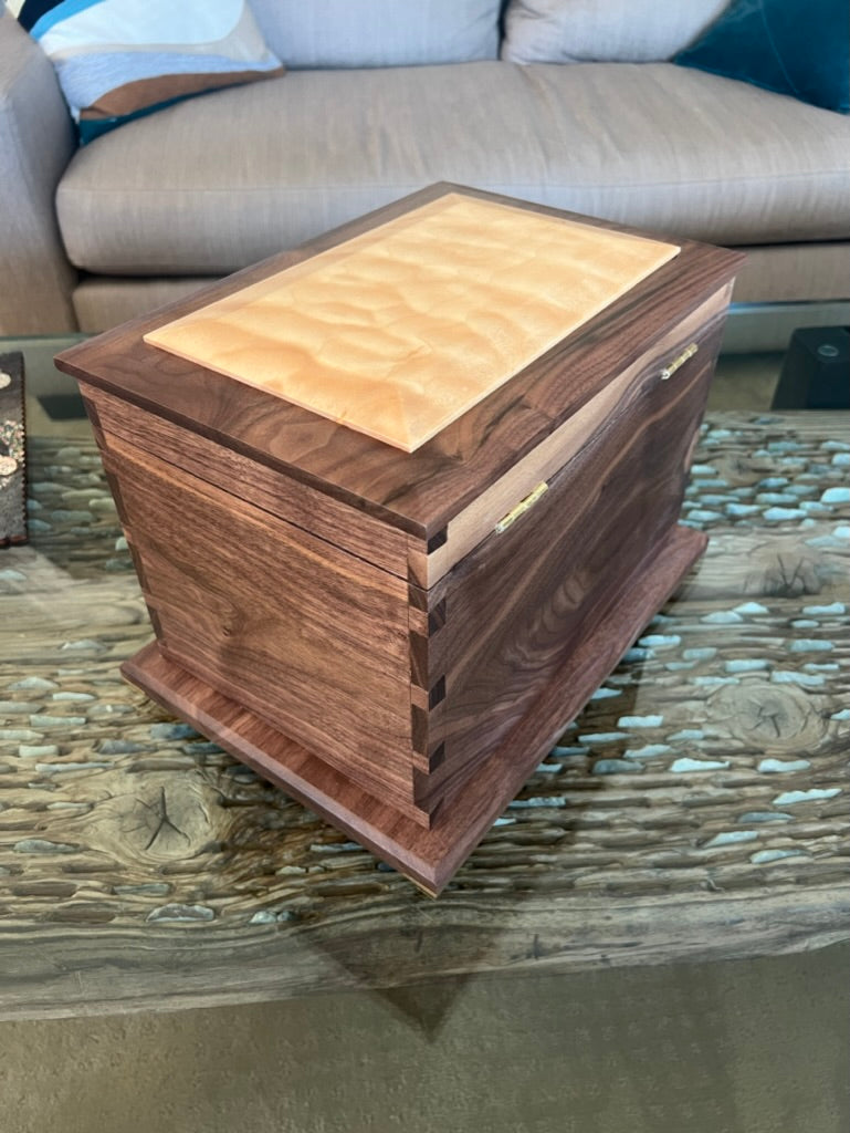 Wedding Box - Walnut & Curly Maple