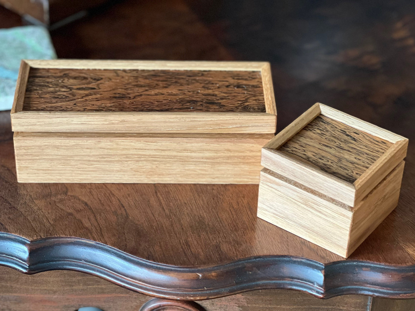 Pair of Boxes - Pecan & Bocote