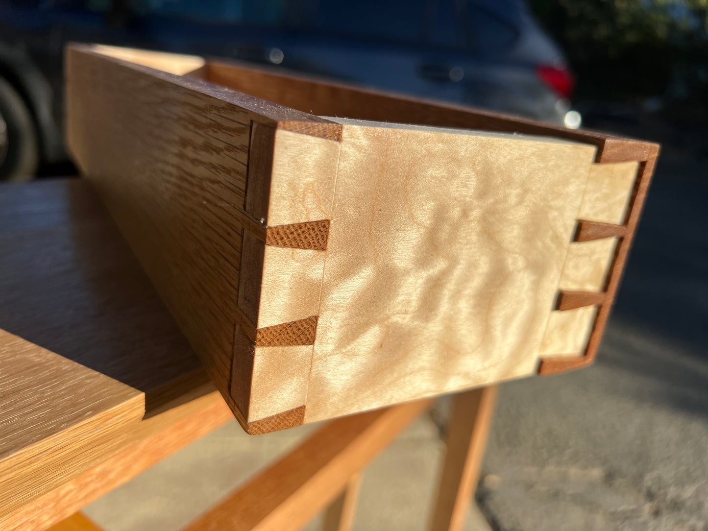 Shaker Entry Table - White Oak