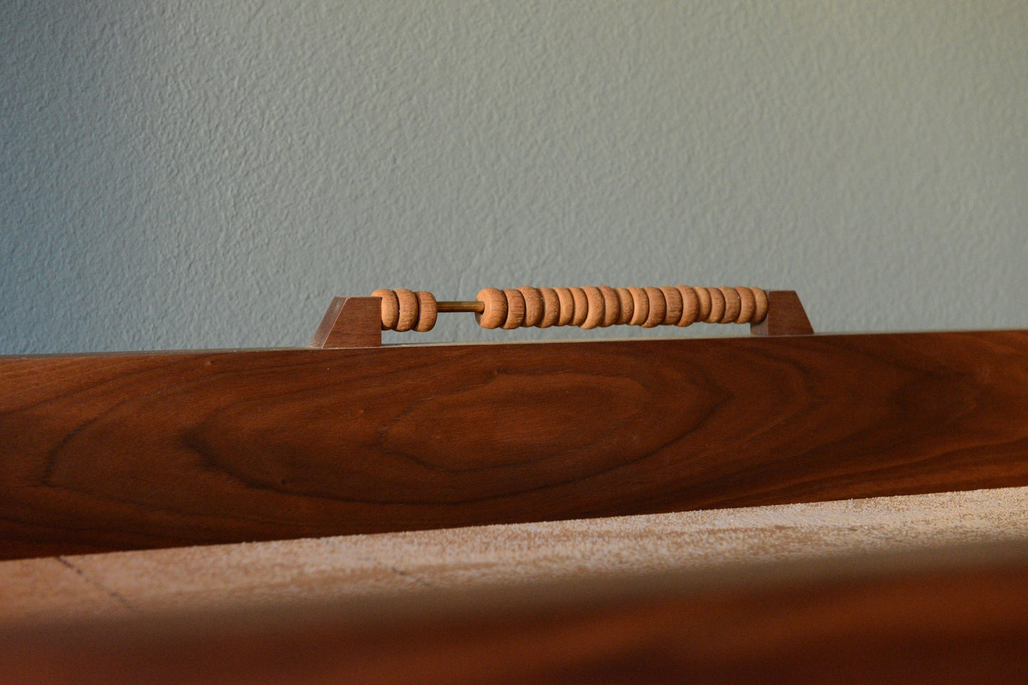 Shuffleboard Table - Walnut & White Oak